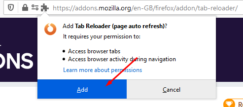 Add Firefox Extension