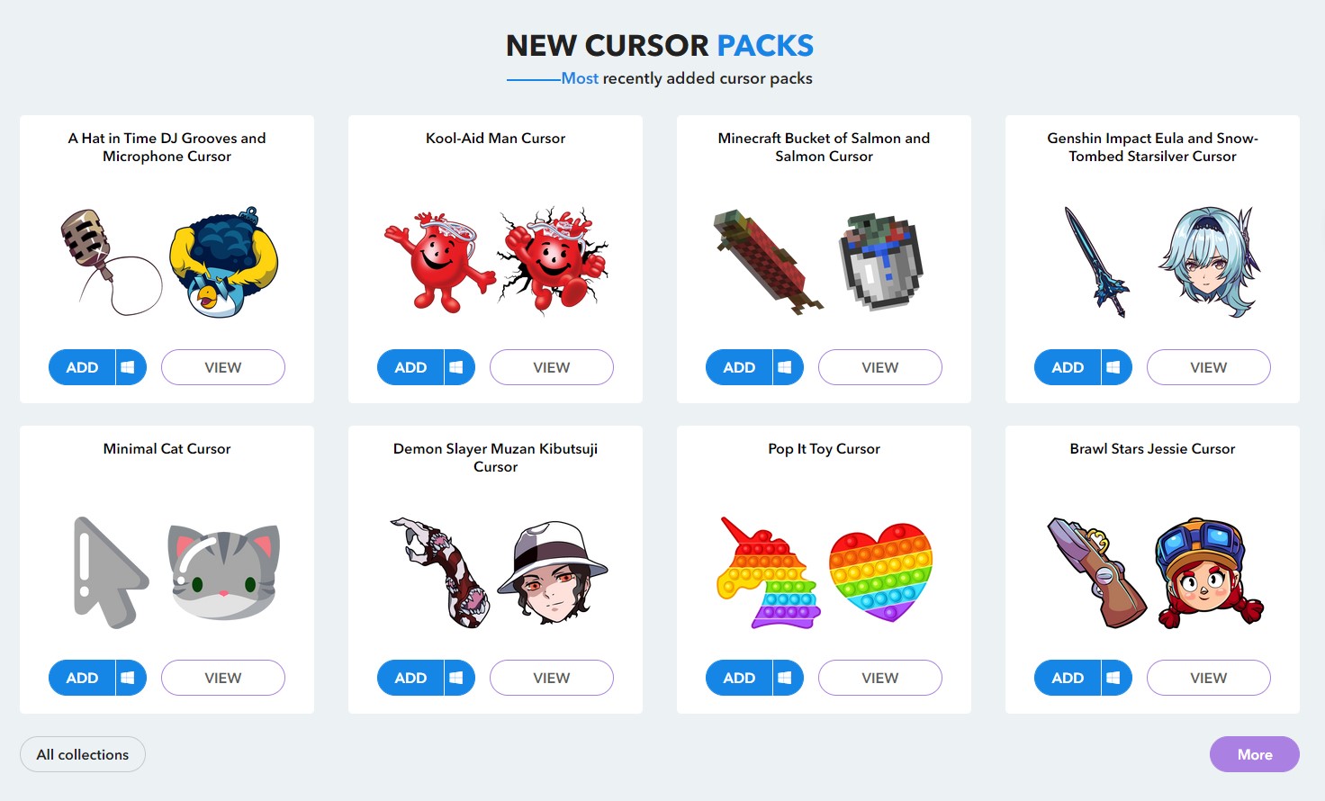 Add new cursor pack in chrome browser