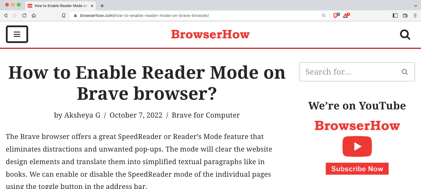 Brave browser Page Zoomed to 150% screen size