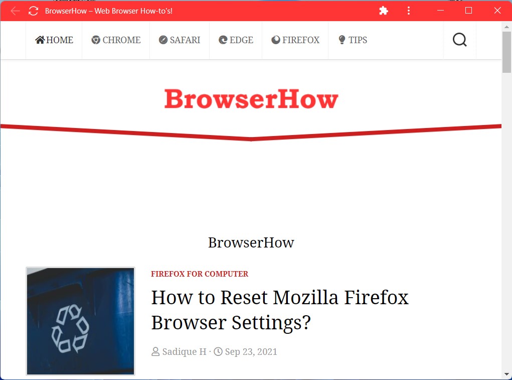 BrowserHow Chrome App installed