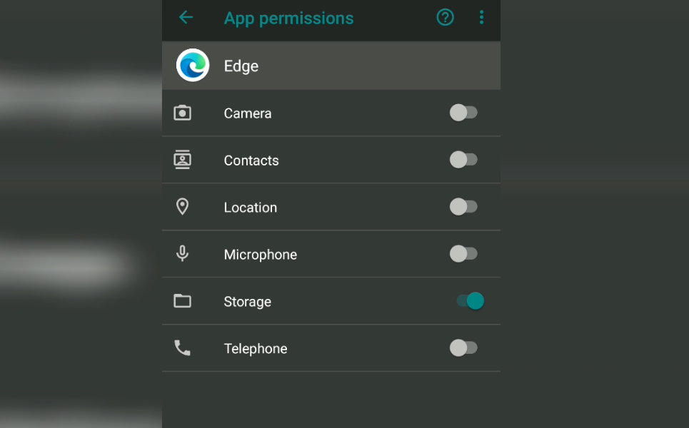 Camera and Microphone permission disabled for Edge browser