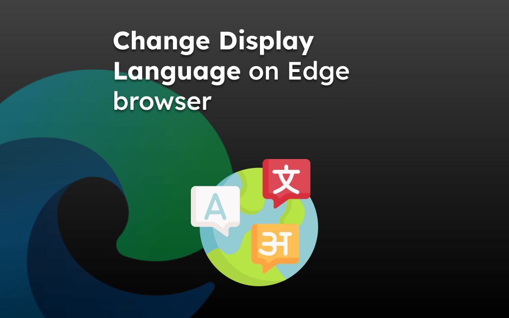 Change Display Language on Edge browser