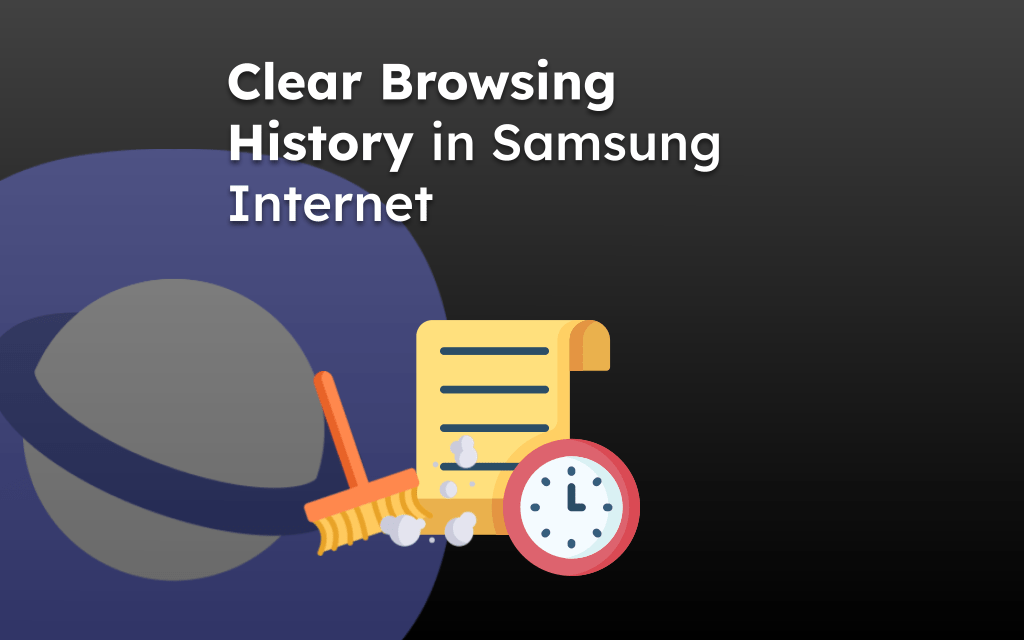 Очистить историю просмотров в Интернете Samsung