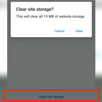 Clear site storage for bulk deleting site storage in Edge Android