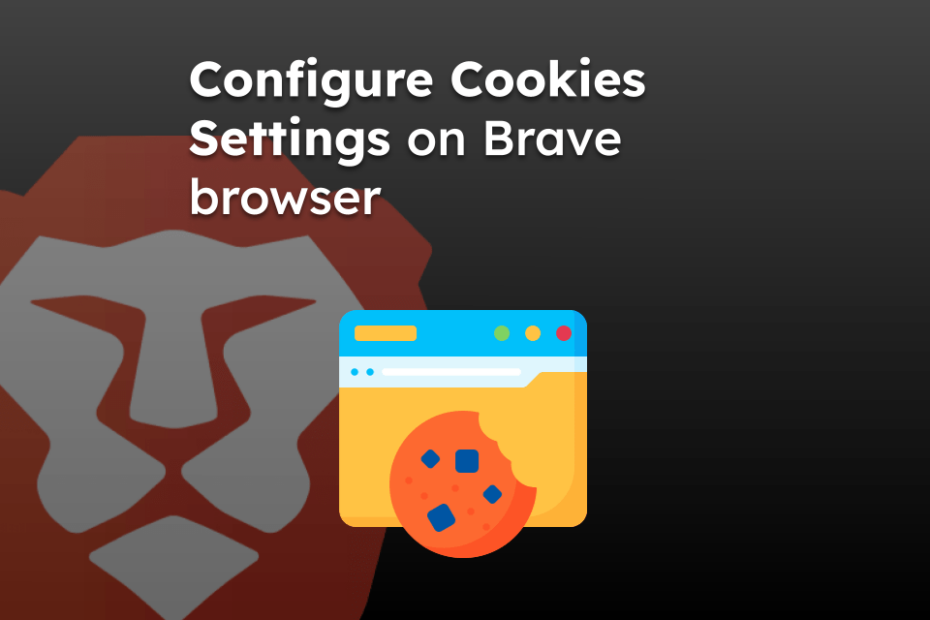 Configure Cookies Settings on Brave browser