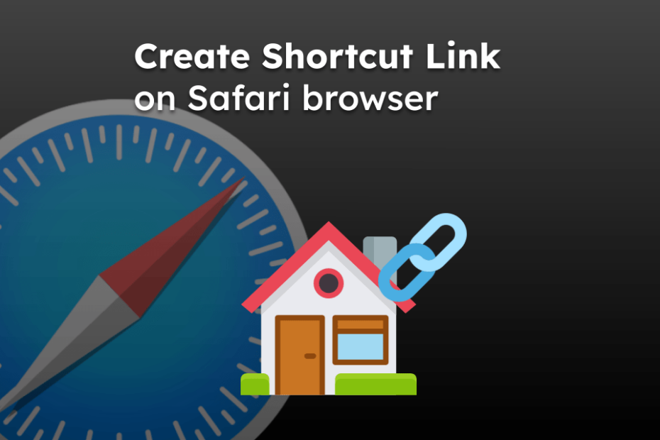 Create Shortcut Link on Safari browser