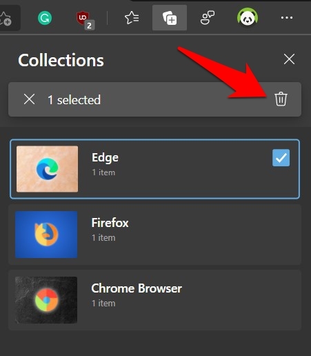 Delete Edge Collections