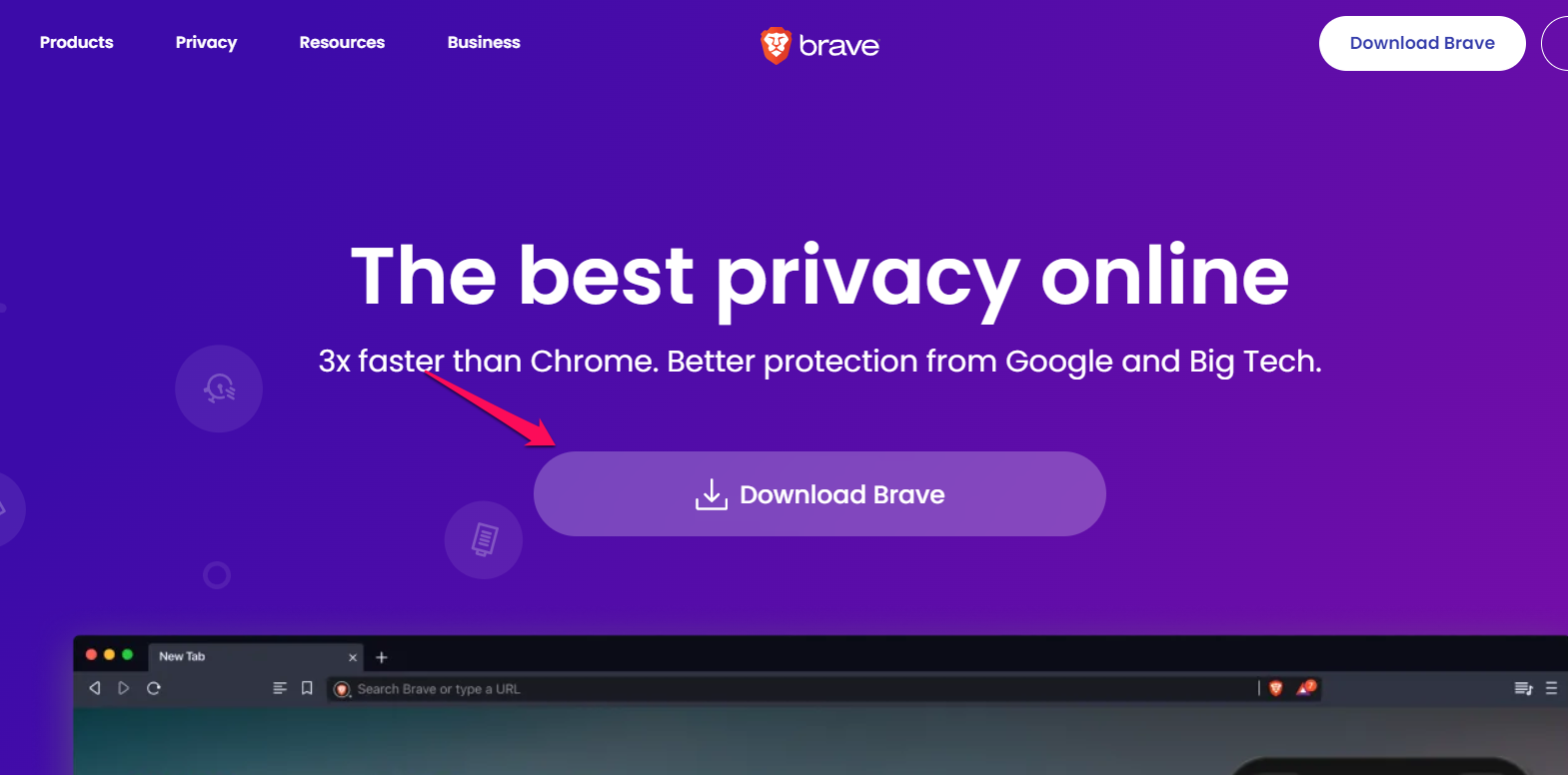 Download Brave Web Browser from Official Website