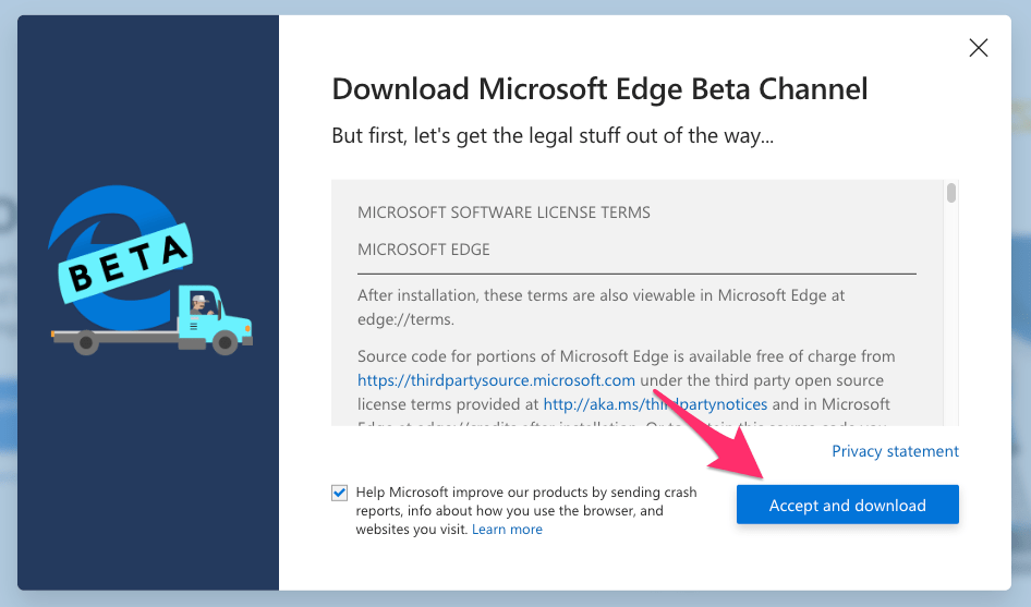 Download Microsoft Edge Insider Beta for Mac OS