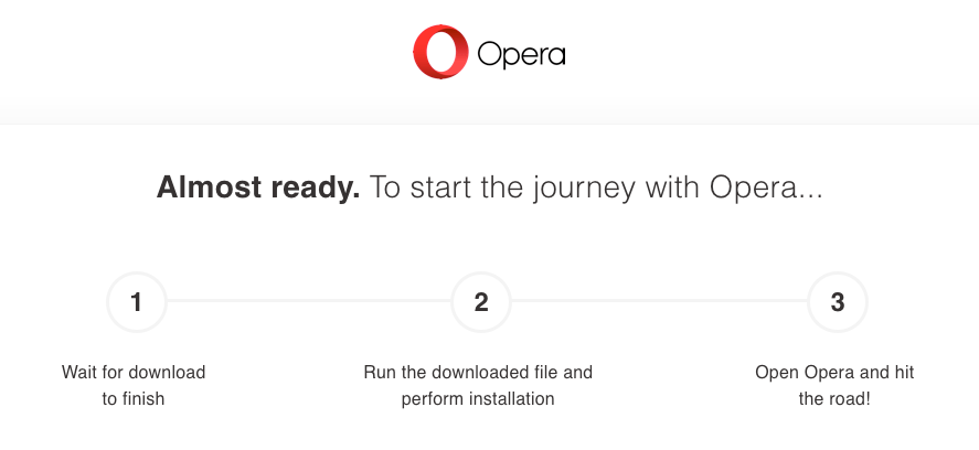 Download and Install Opera