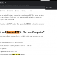 Find on Page with Highlights in Chrome Computer