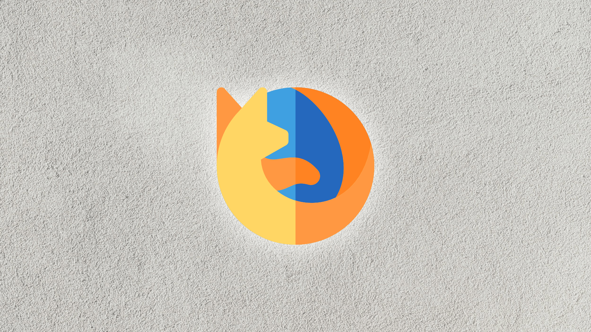 Firefox Logo with Grey Texture