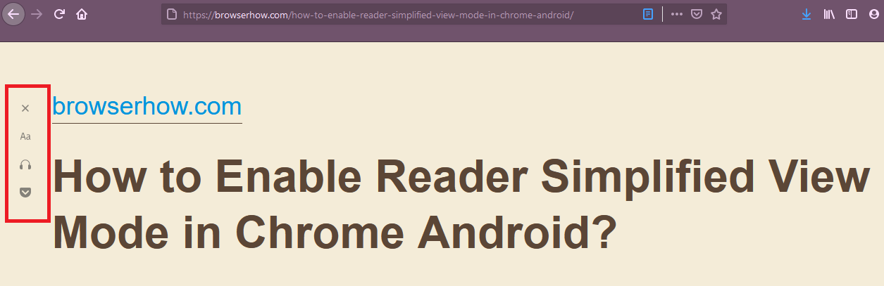 How To Modify Reader View Settings