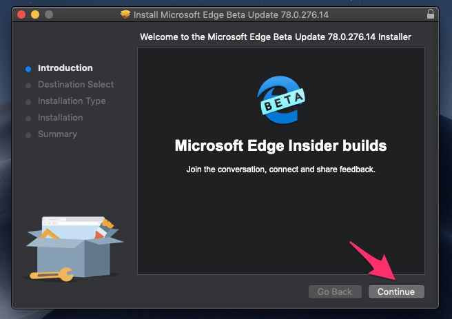 Install Microsoft Edge Beta Update 78.0.276.14