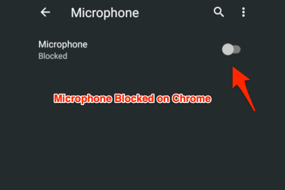 Microphone Access Blocked on Chrome