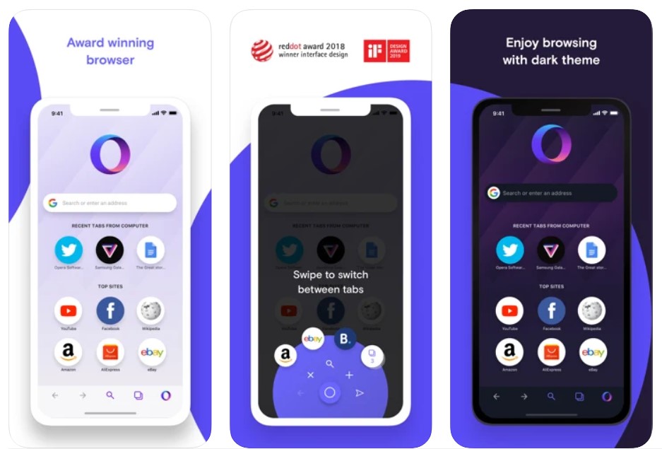 Opera Touch Browser for iOS