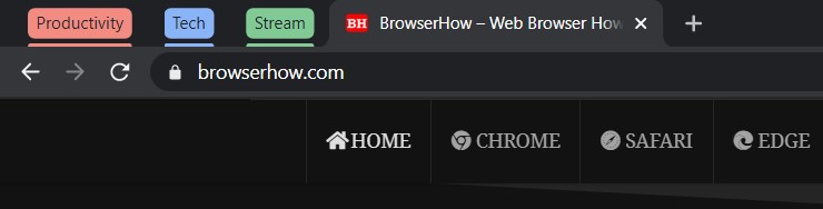 Organize Tab Groups in Chrome