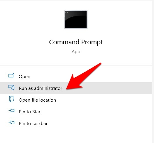 Run Command Prompt as Administrator in Windows OS