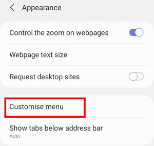 How To Enable Samsung Internet Secret Mode From Toolbar