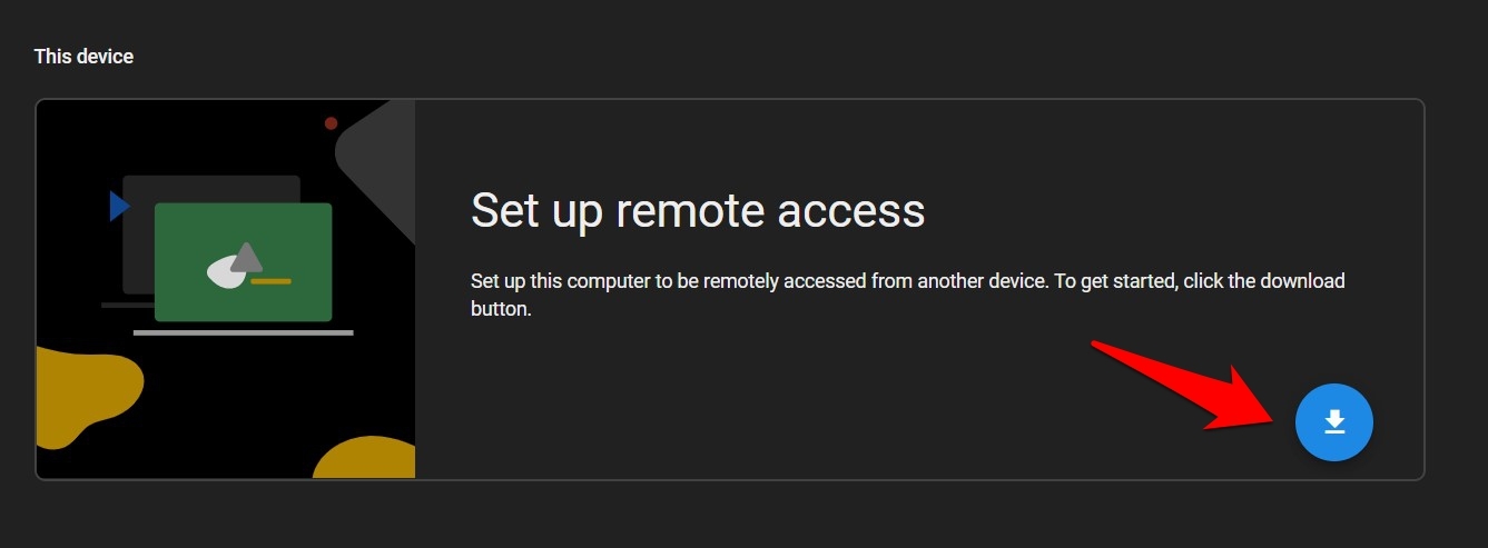 Set up Remote Access for the Computer