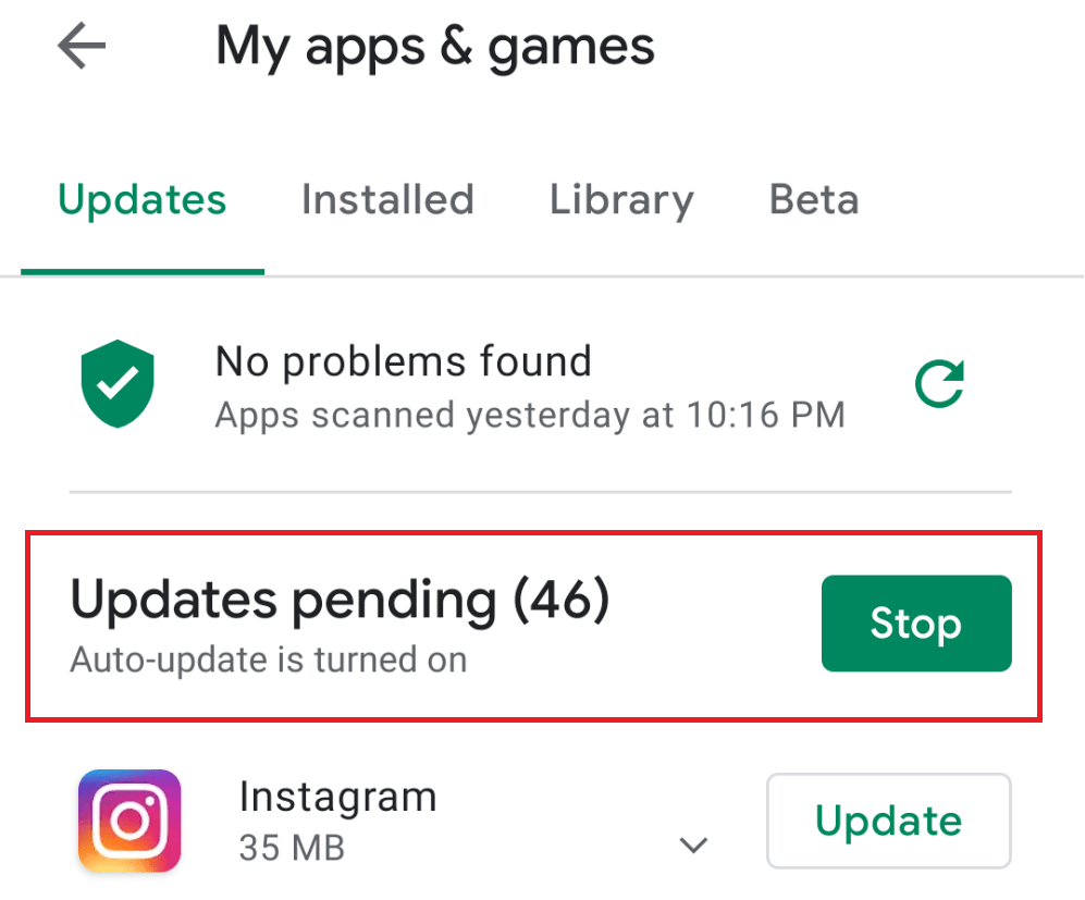Stop Auto-updating the Android Apps