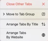 Tab Groups in Safari iOS 15