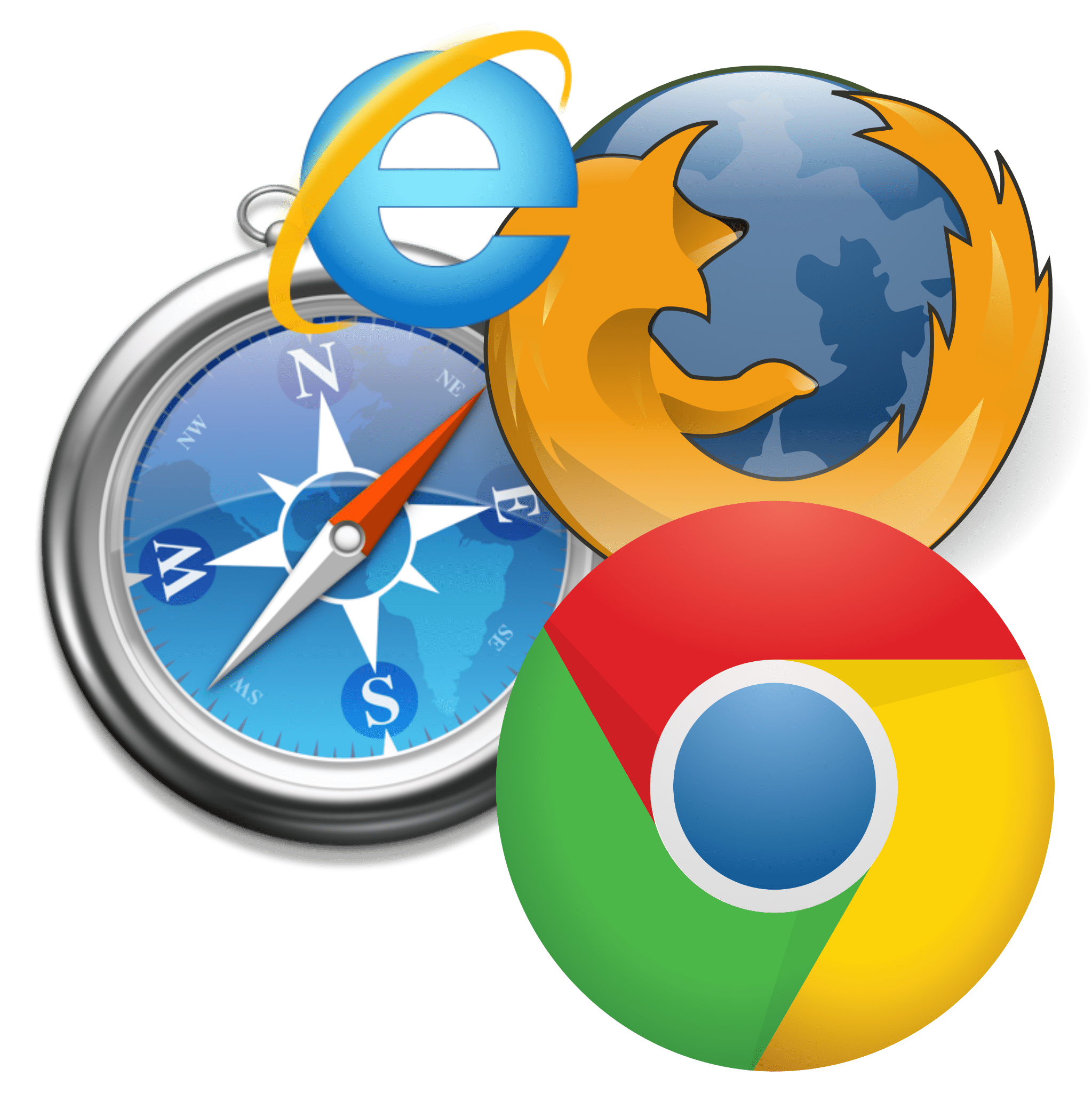 all web browser icons